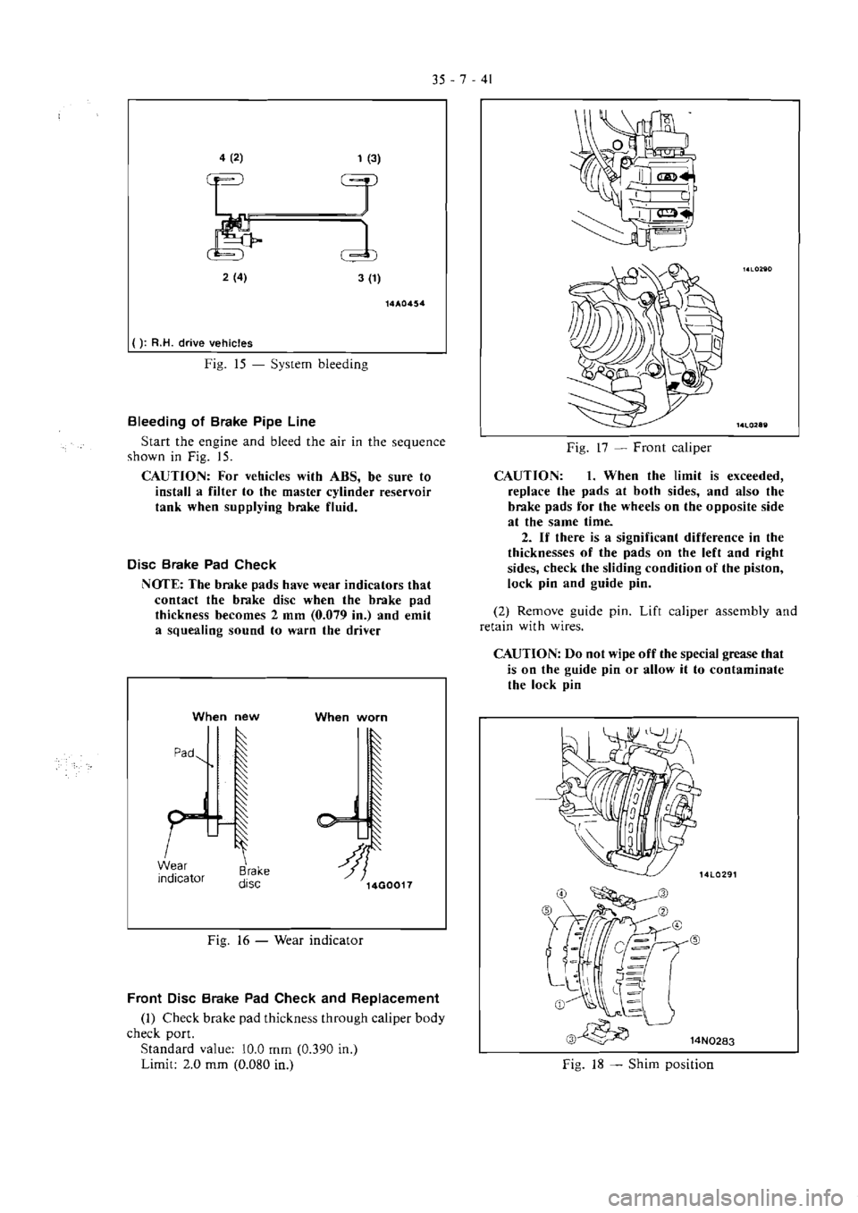 MITSUBISHI VERADA 1995  Workshop Manual 