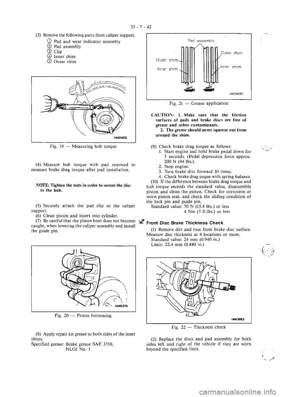 MITSUBISHI VERADA 1995  Workshop Manual 