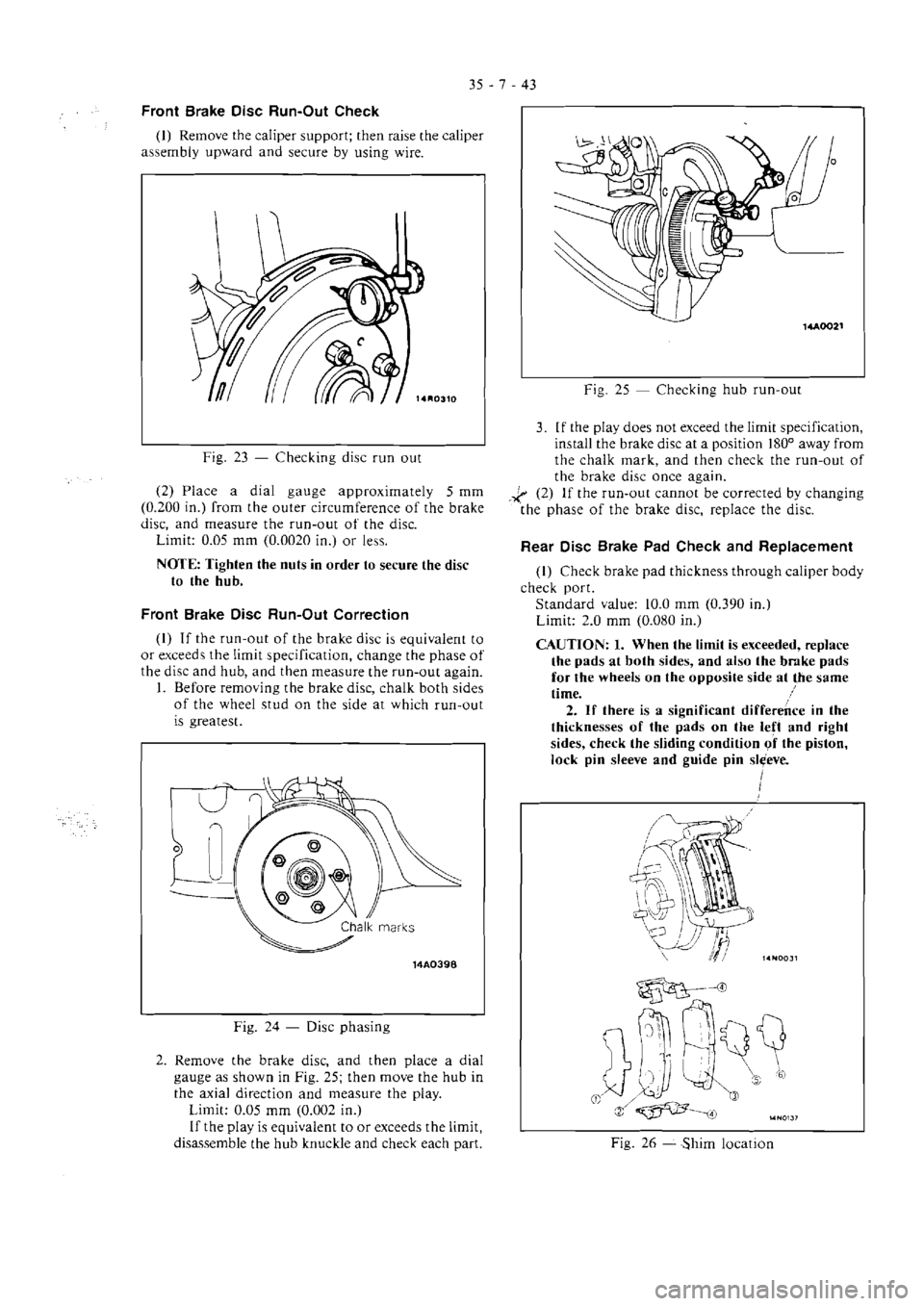 MITSUBISHI VERADA 1995  Workshop Manual 