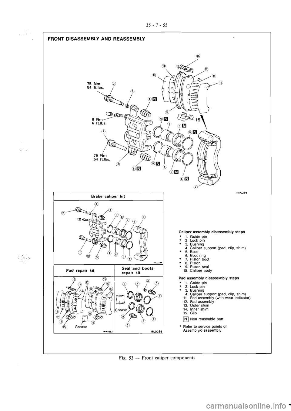 MITSUBISHI VERADA 1995  Workshop Manual 
