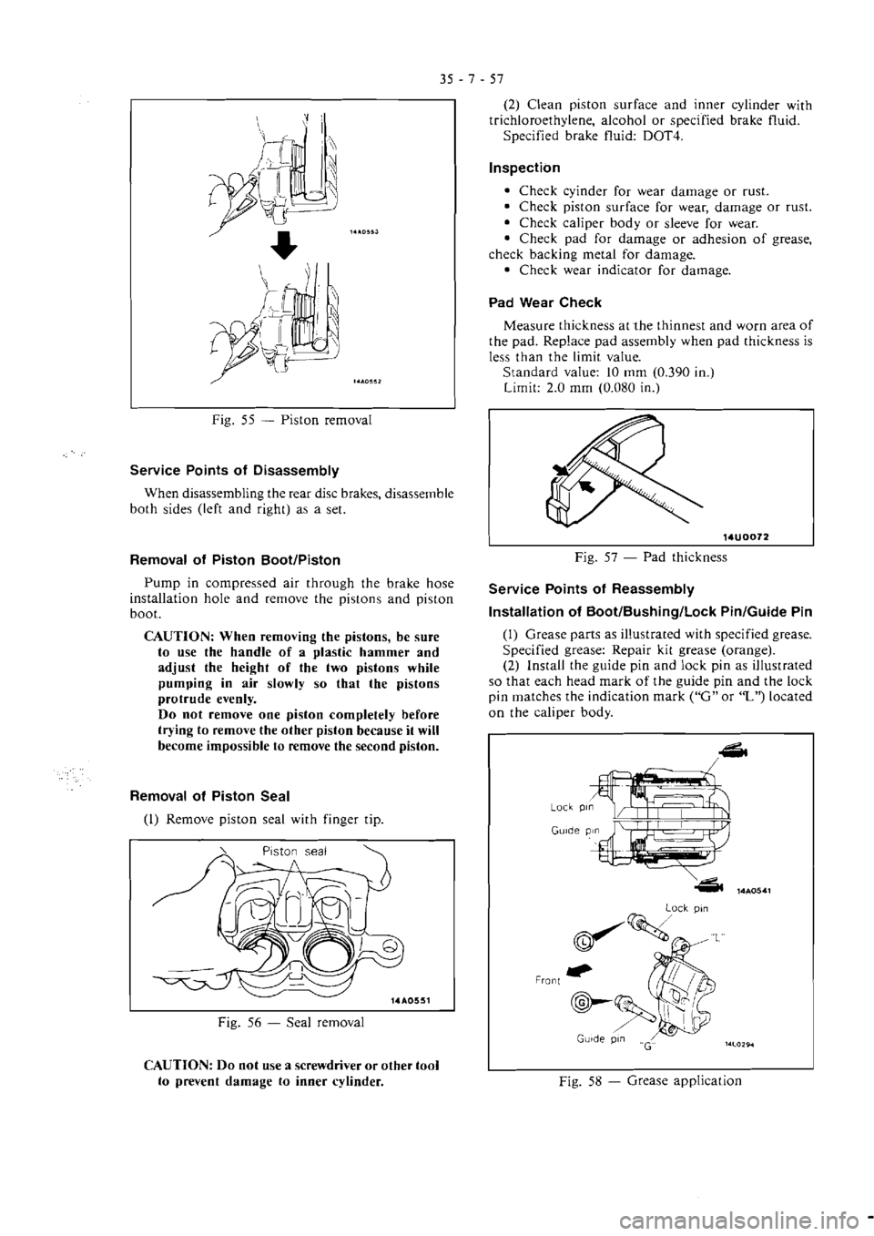 MITSUBISHI VERADA 1995  Workshop Manual 