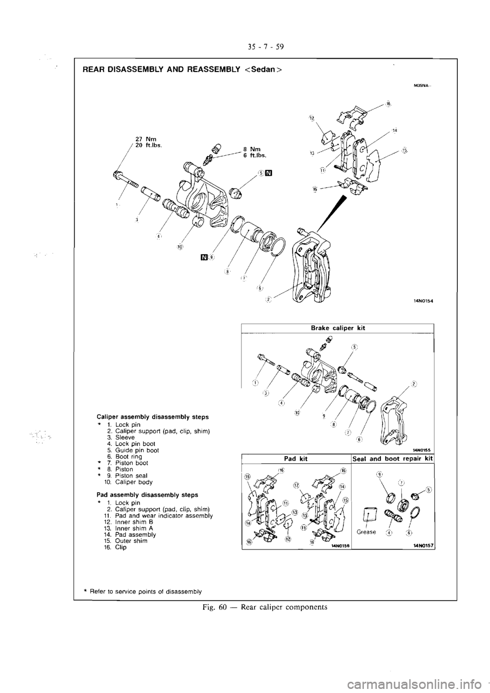 MITSUBISHI VERADA 1995  Workshop Manual 