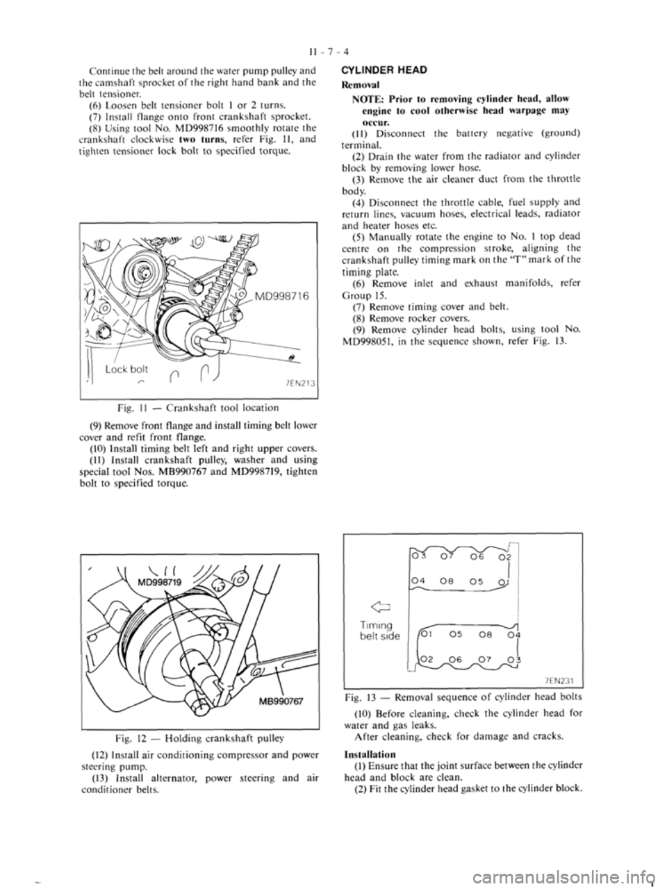 MITSUBISHI VERADA 1995  Workshop Manual 