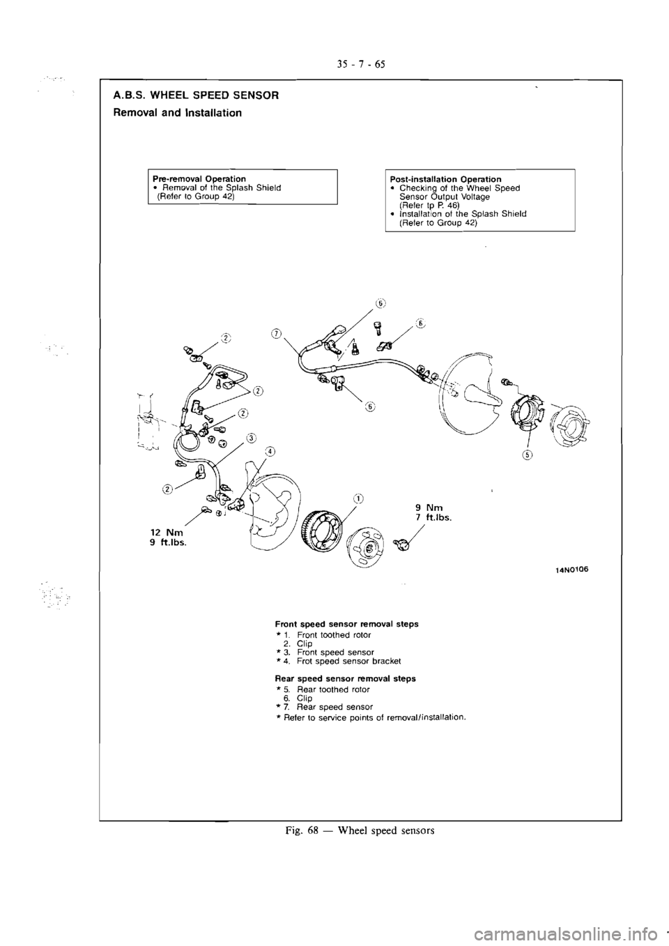 MITSUBISHI VERADA 1995  Workshop Manual 