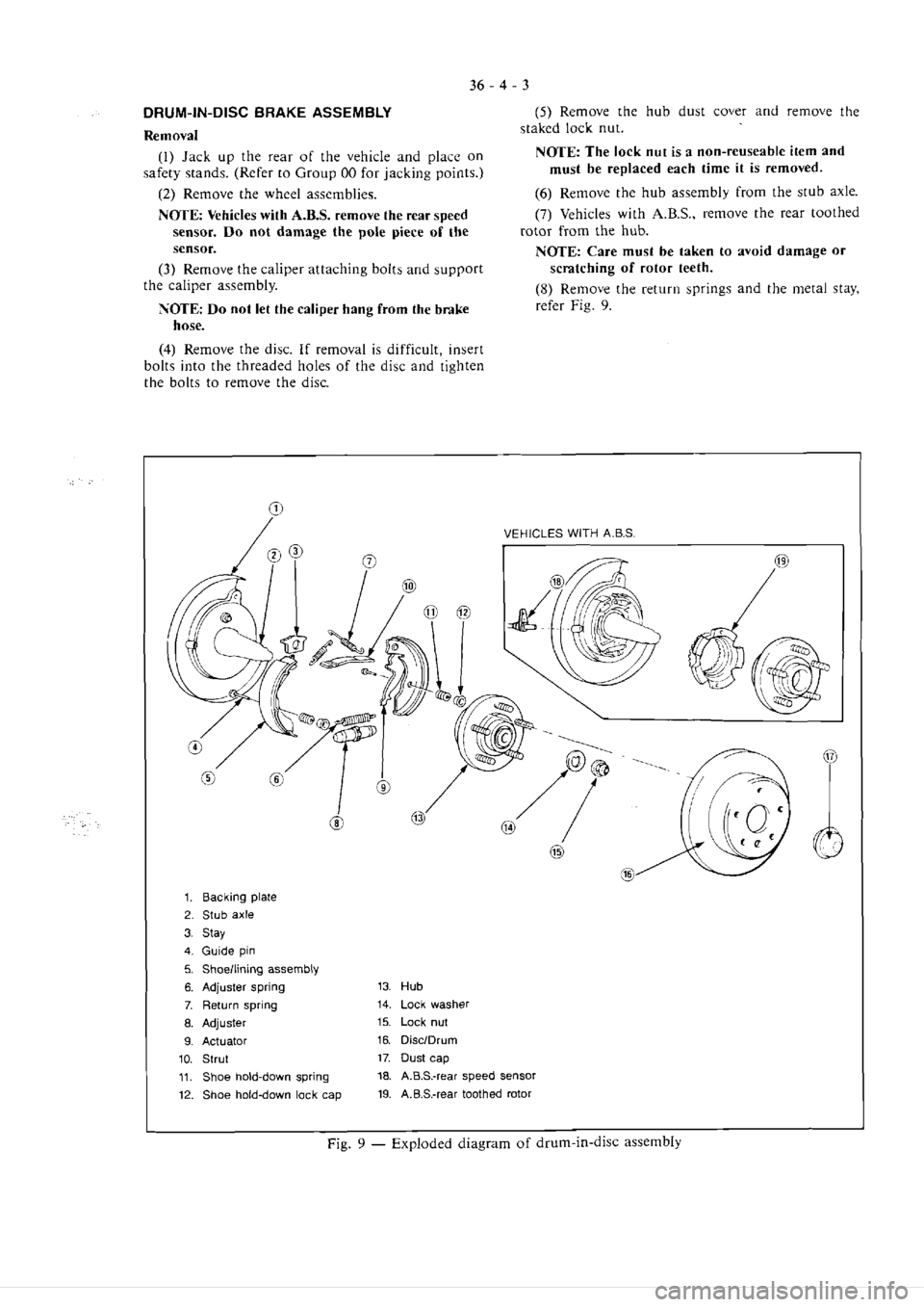 MITSUBISHI VERADA 1995  Workshop Manual 