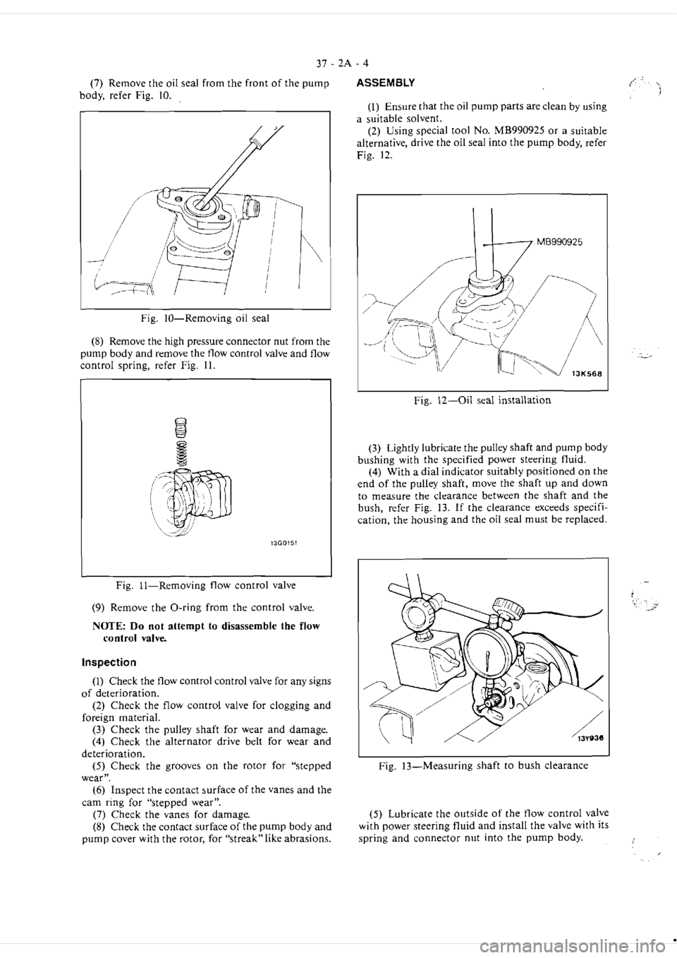 MITSUBISHI VERADA 1995  Workshop Manual 