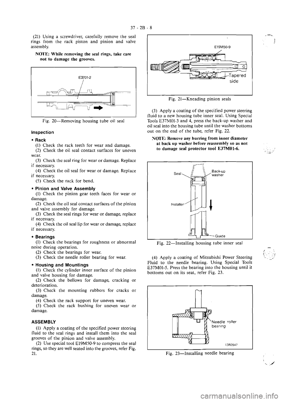 MITSUBISHI VERADA 1995  Workshop Manual 