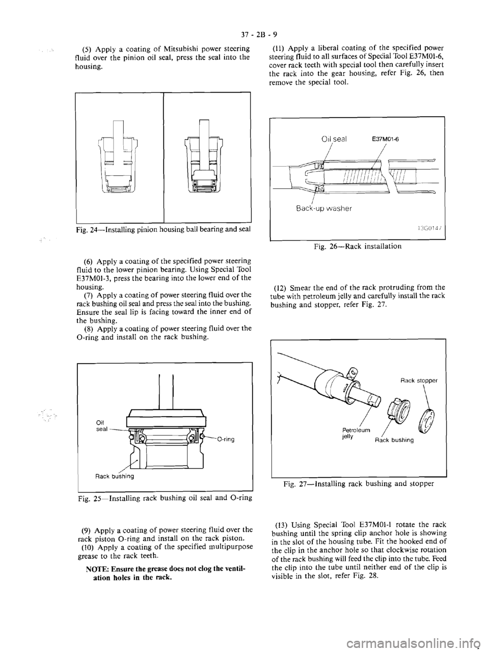 MITSUBISHI VERADA 1995  Workshop Manual 