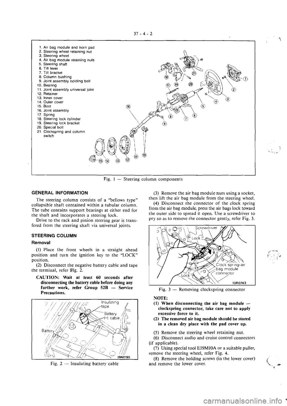 MITSUBISHI VERADA 1995  Workshop Manual 