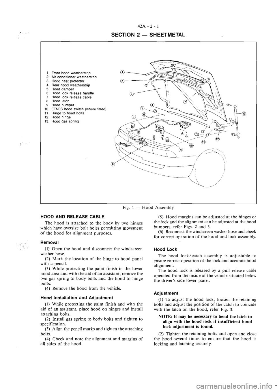 MITSUBISHI VERADA 1995  Workshop Manual 