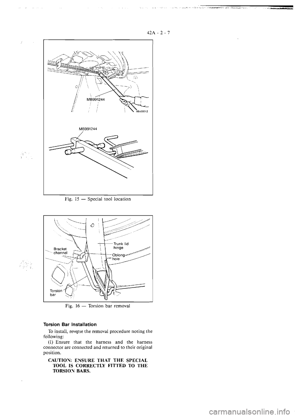 MITSUBISHI VERADA 1995  Workshop Manual 