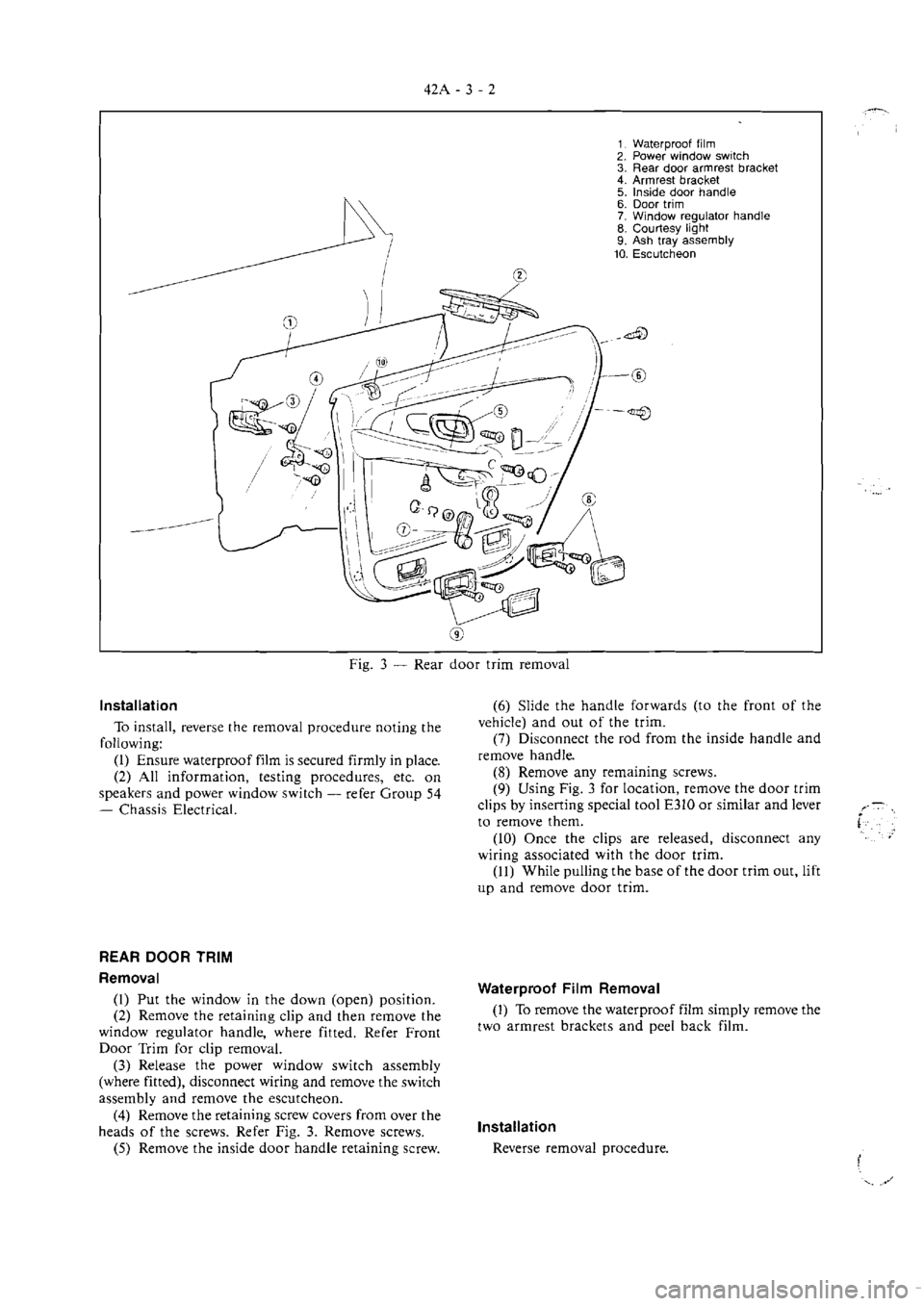 MITSUBISHI VERADA 1995  Workshop Manual 