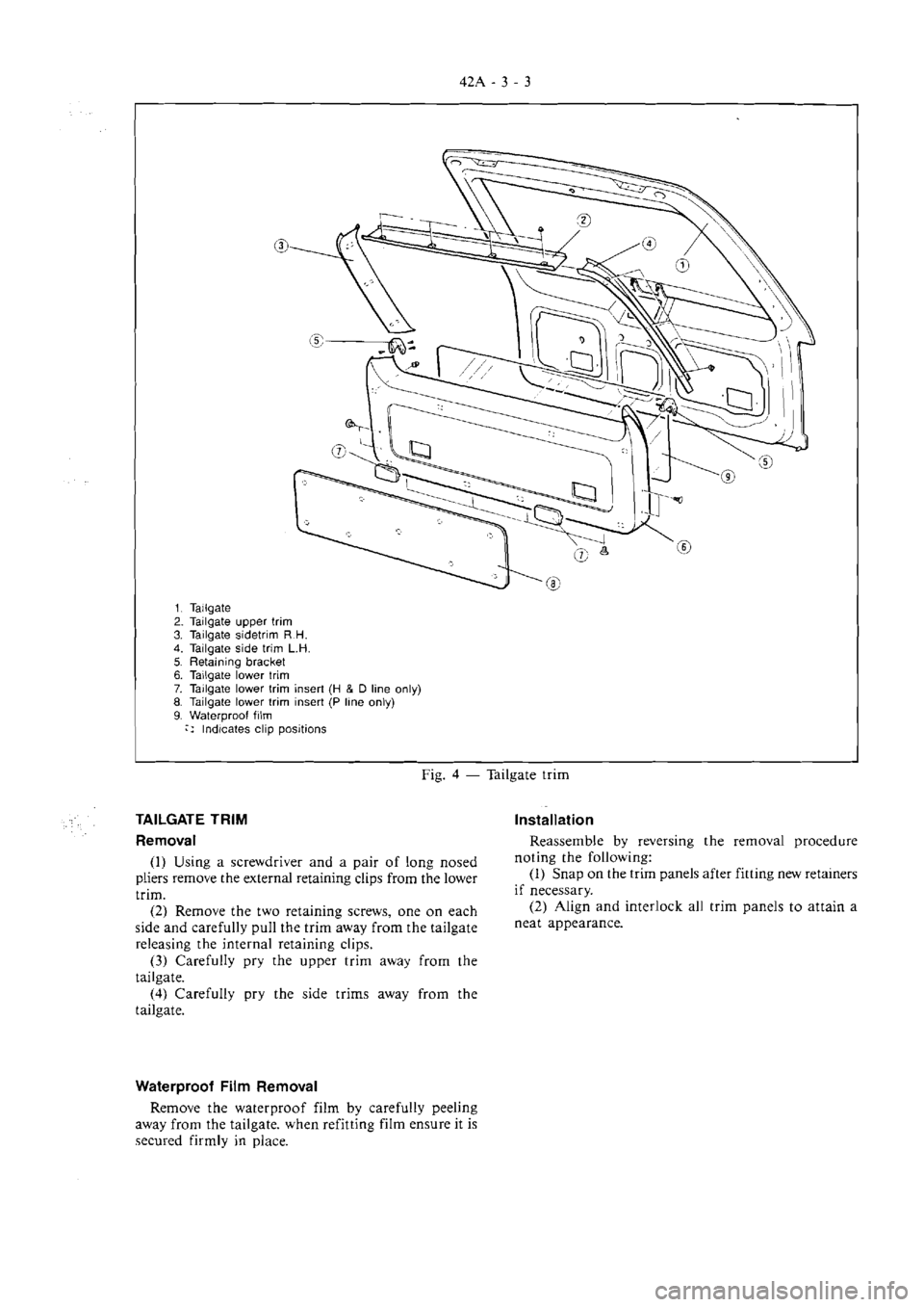 MITSUBISHI VERADA 1995  Workshop Manual 