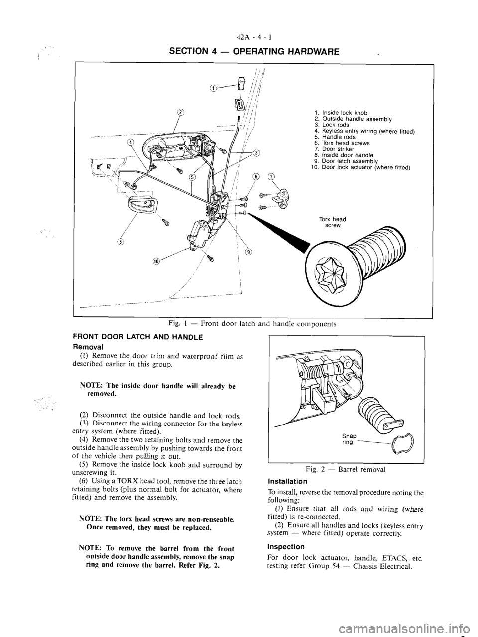 MITSUBISHI VERADA 1995  Workshop Manual 