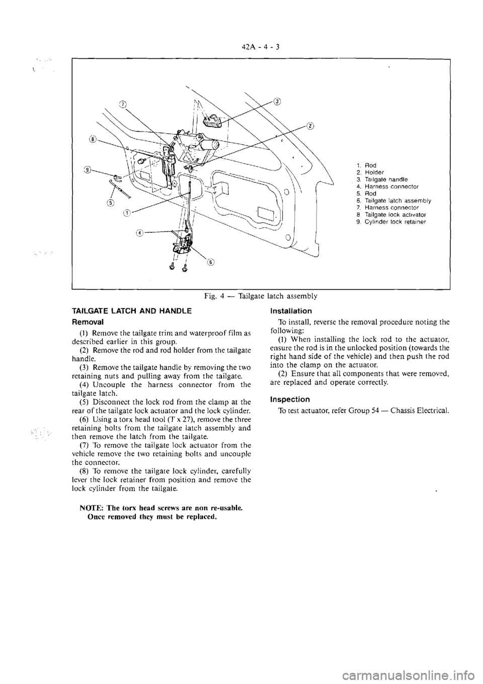 MITSUBISHI VERADA 1995  Workshop Manual 