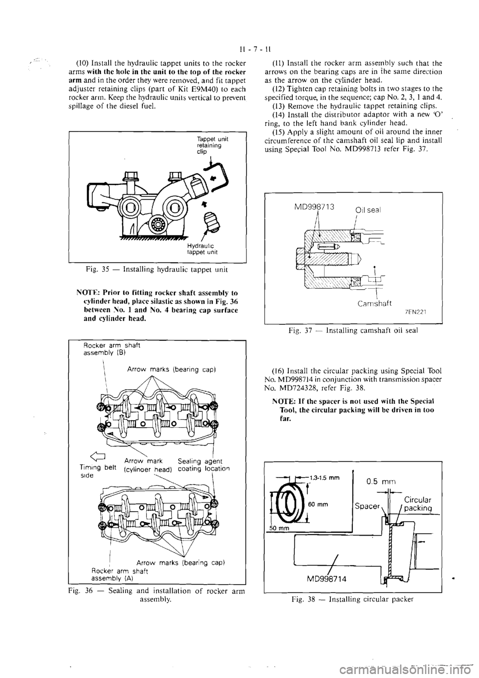 MITSUBISHI VERADA 1995  Workshop Manual 