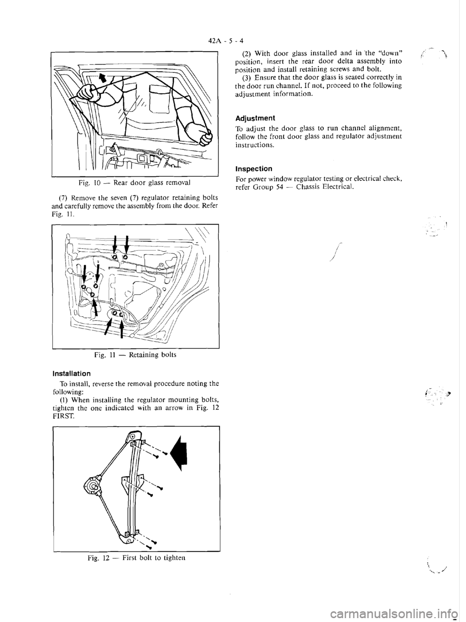 MITSUBISHI VERADA 1995  Workshop Manual 