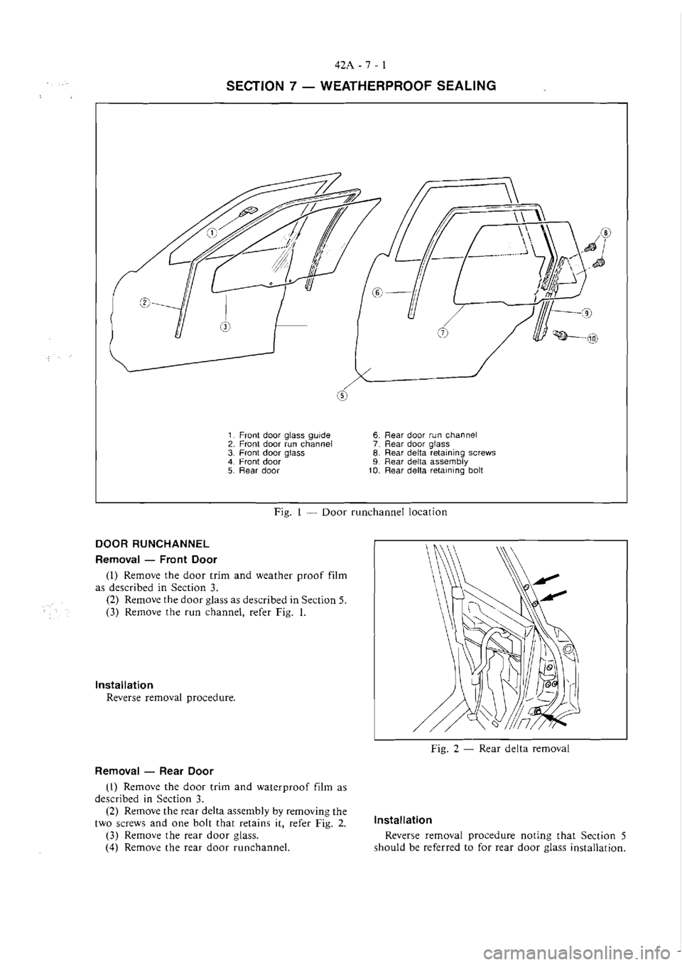 MITSUBISHI VERADA 1995  Workshop Manual 