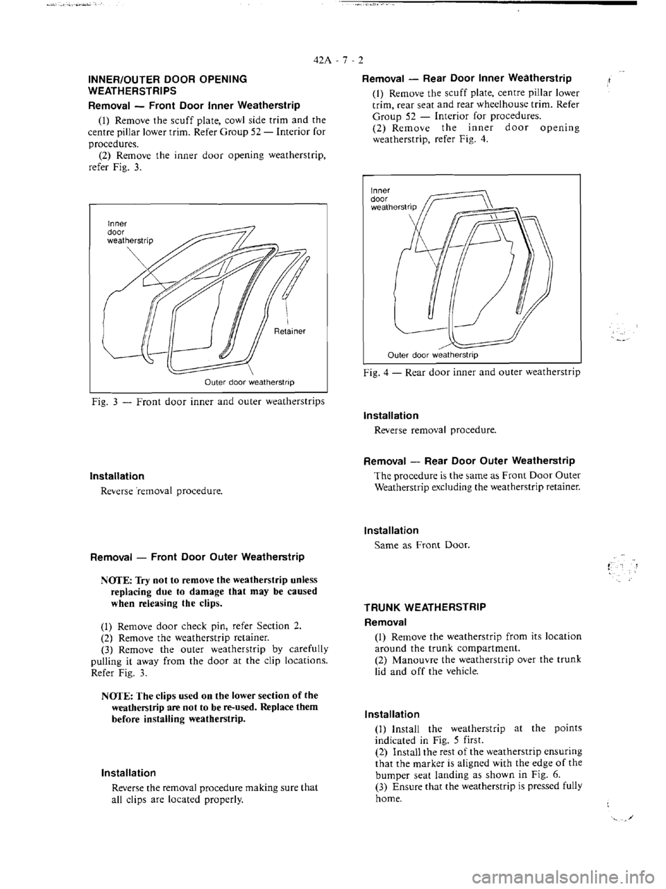 MITSUBISHI VERADA 1995  Workshop Manual 
