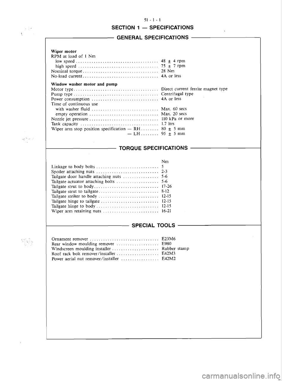 MITSUBISHI VERADA 1995  Workshop Manual 
