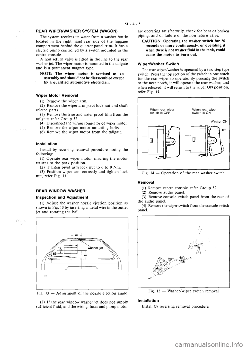 MITSUBISHI VERADA 1995  Workshop Manual 