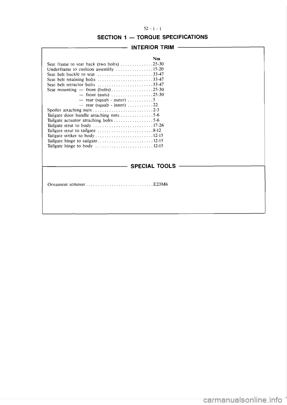 MITSUBISHI VERADA 1995  Workshop Manual 