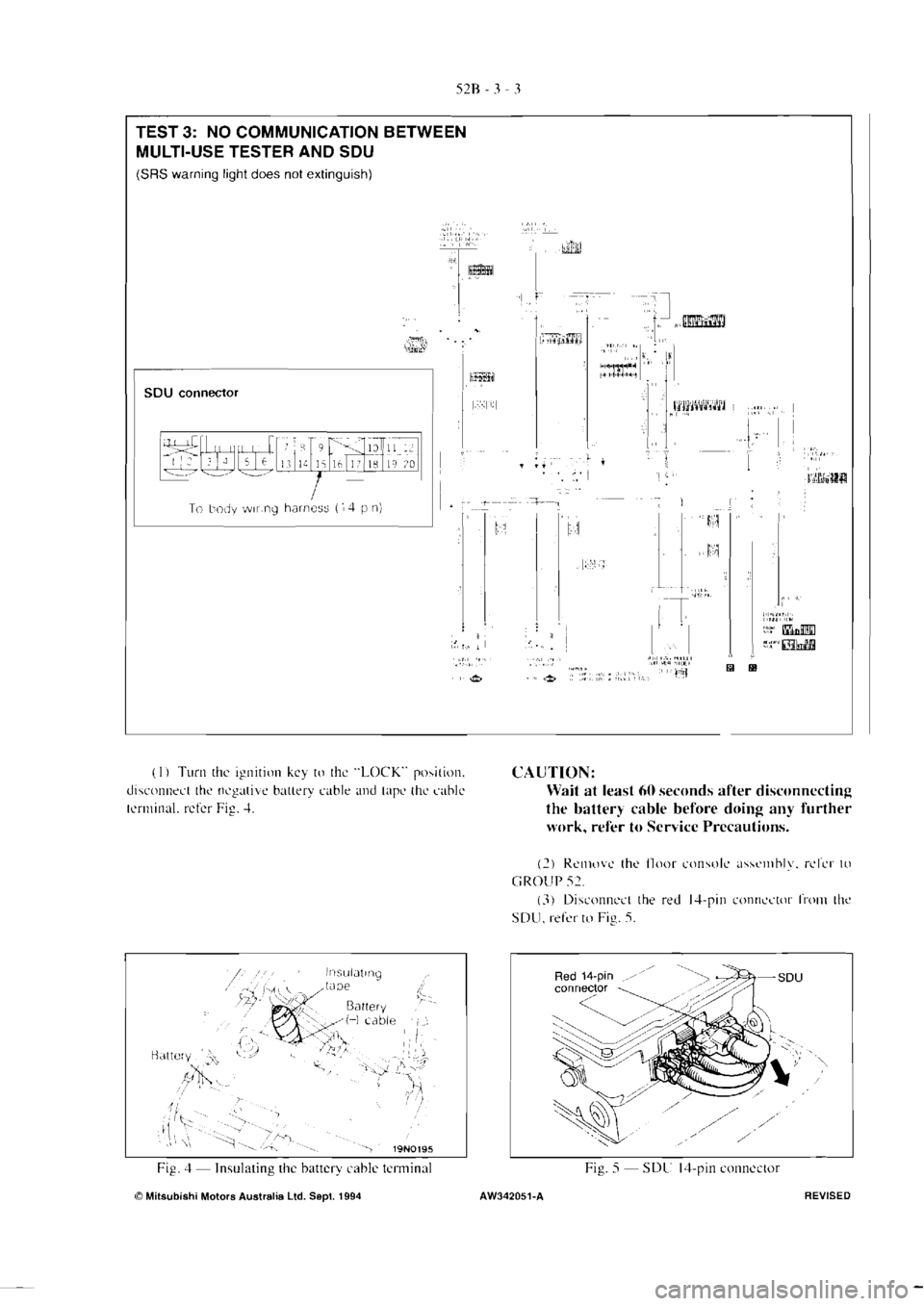 MITSUBISHI VERADA 1995  Workshop Manual 