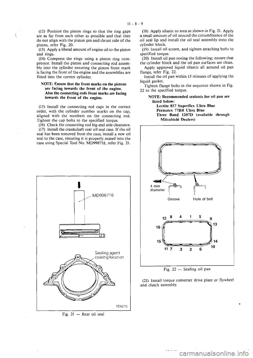 MITSUBISHI VERADA 1995  Workshop Manual 
