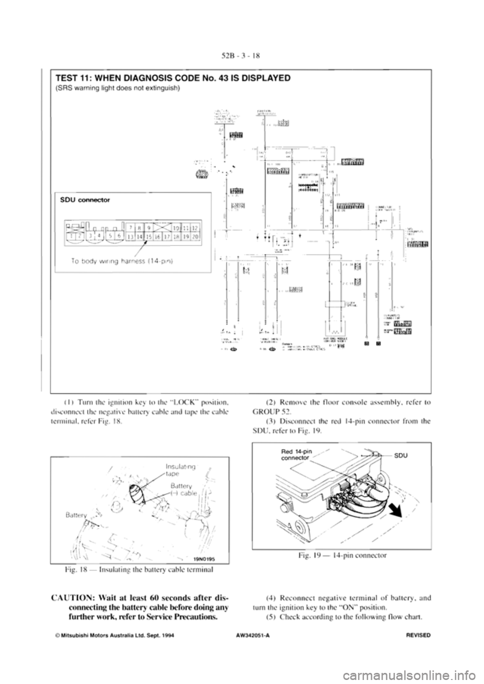 MITSUBISHI VERADA 1995  Workshop Manual 