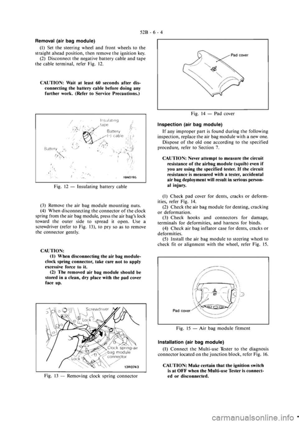 MITSUBISHI VERADA 1995  Workshop Manual 