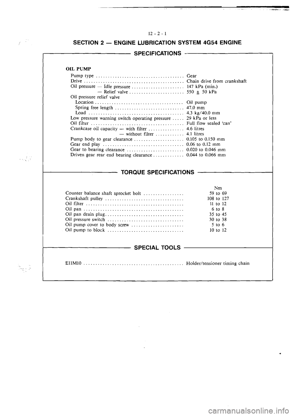 MITSUBISHI VERADA 1995  Workshop Manual 