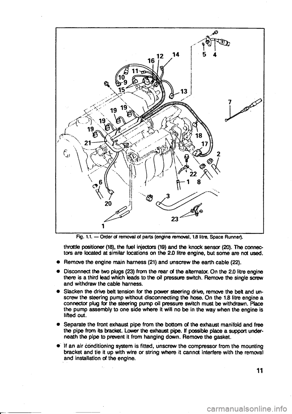 MITSUBISHI SPACE RUNNER 1991  Owners Manual 