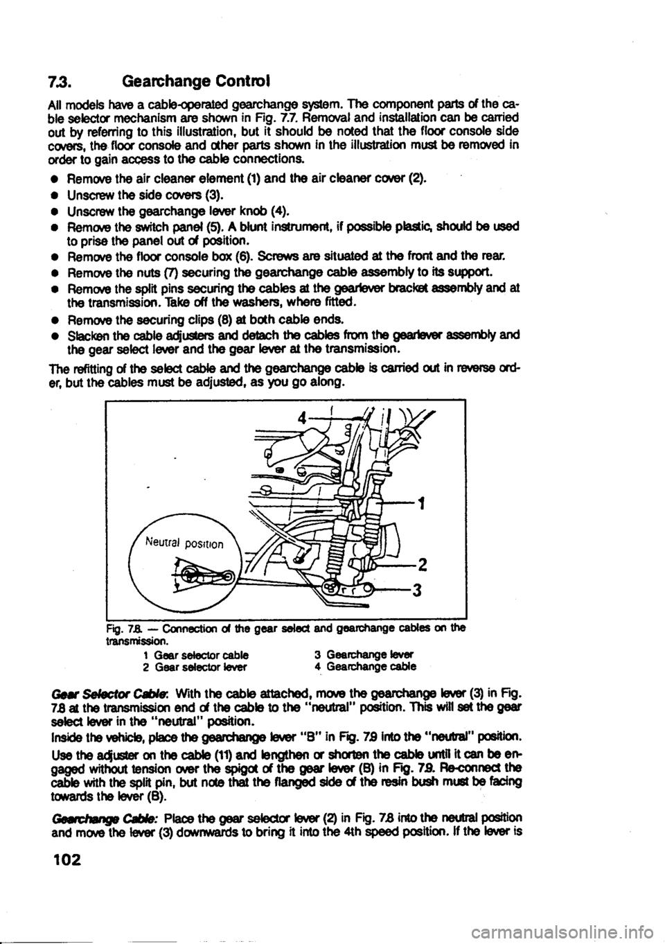 MITSUBISHI SPACE RUNNER 1991  Owners Manual 