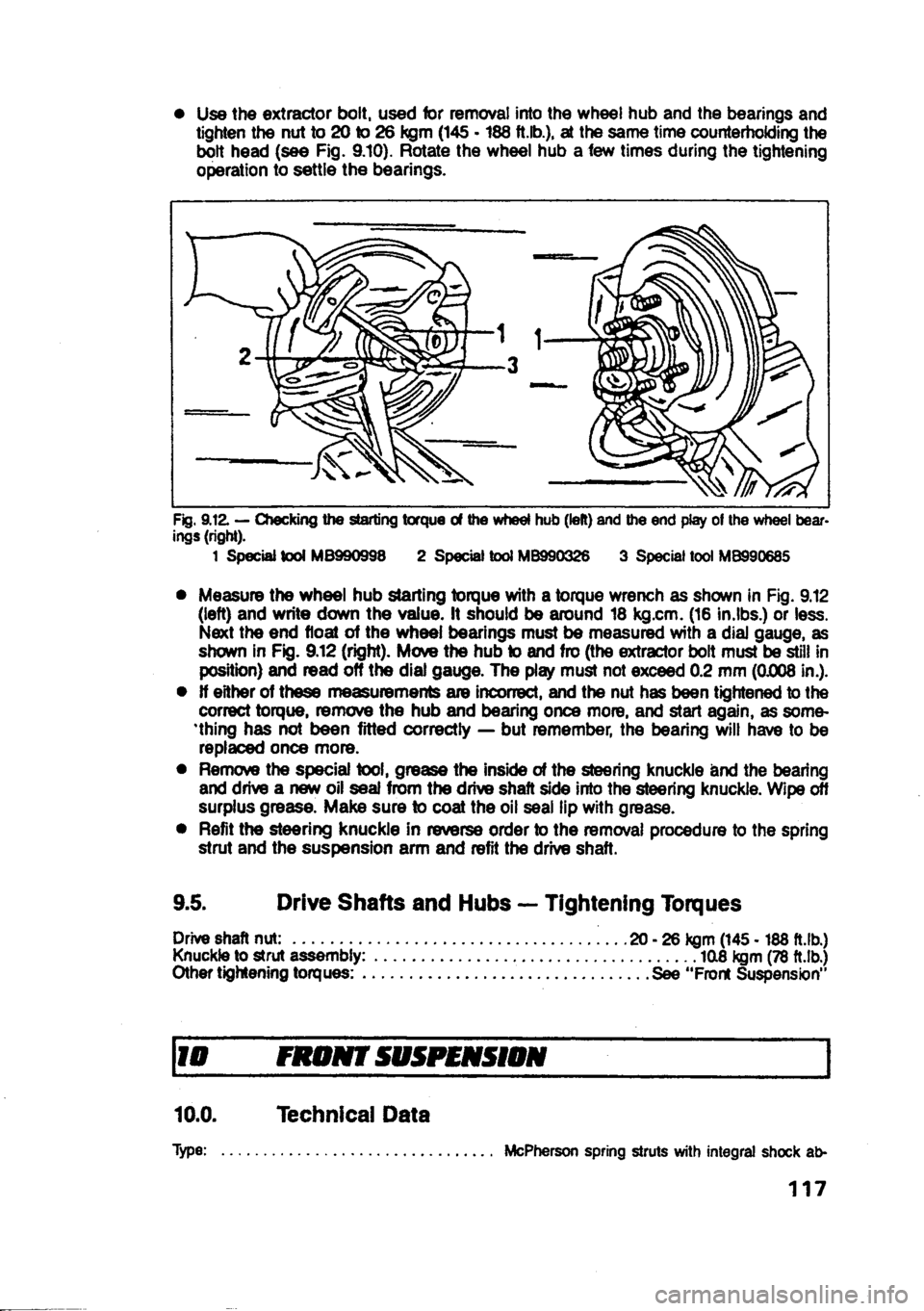 MITSUBISHI SPACE RUNNER 1991  Owners Manual 