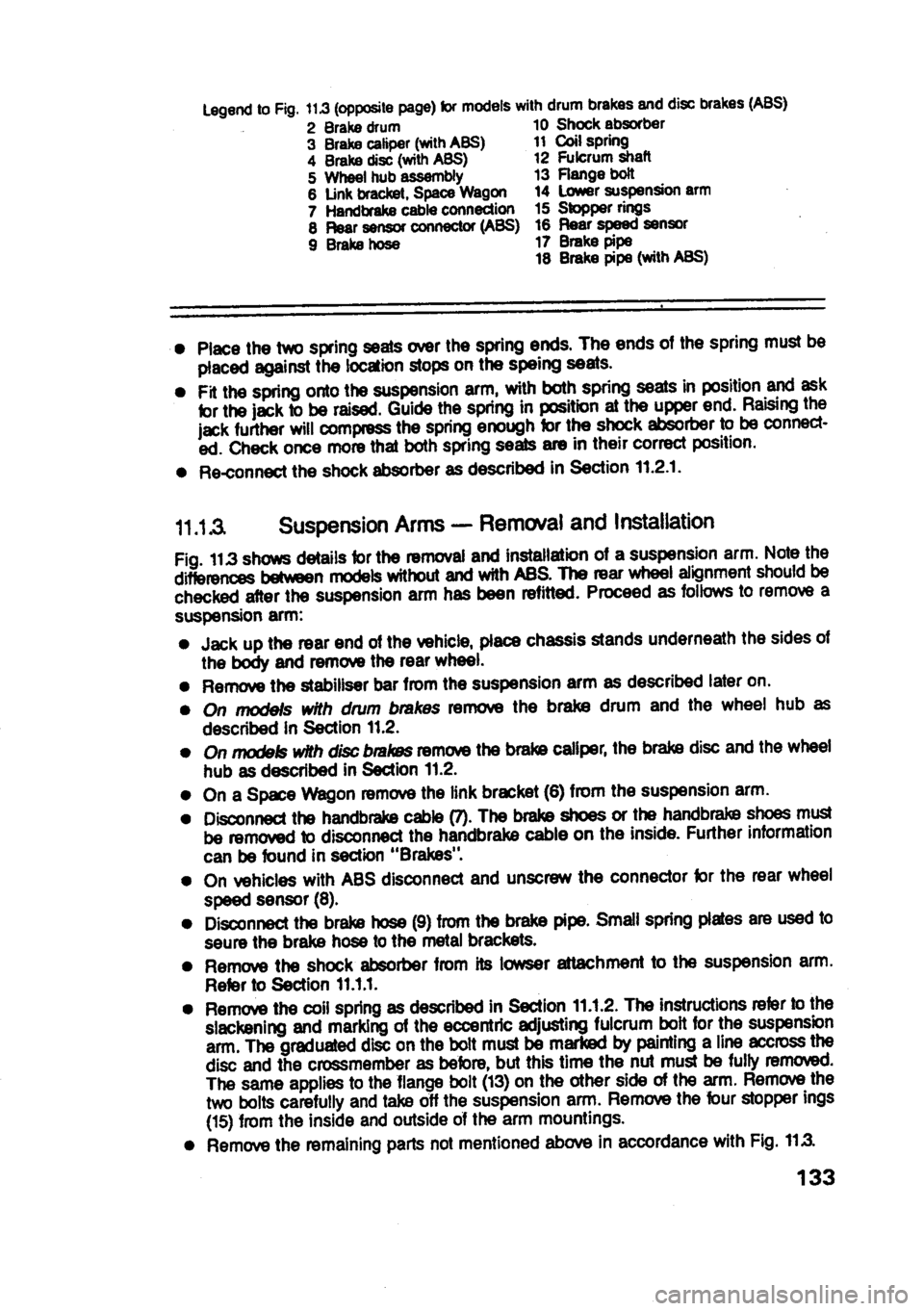 MITSUBISHI SPACE RUNNER 1991  Owners Manual 