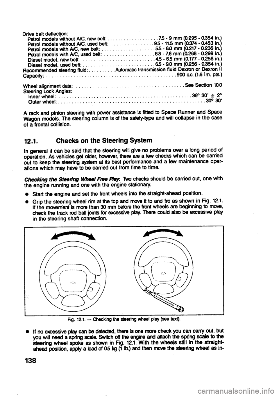 MITSUBISHI SPACE RUNNER 1991  Owners Manual 
