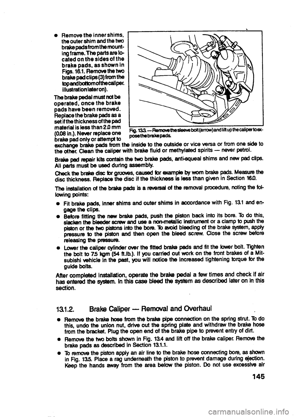 MITSUBISHI SPACE RUNNER 1991  Owners Manual 