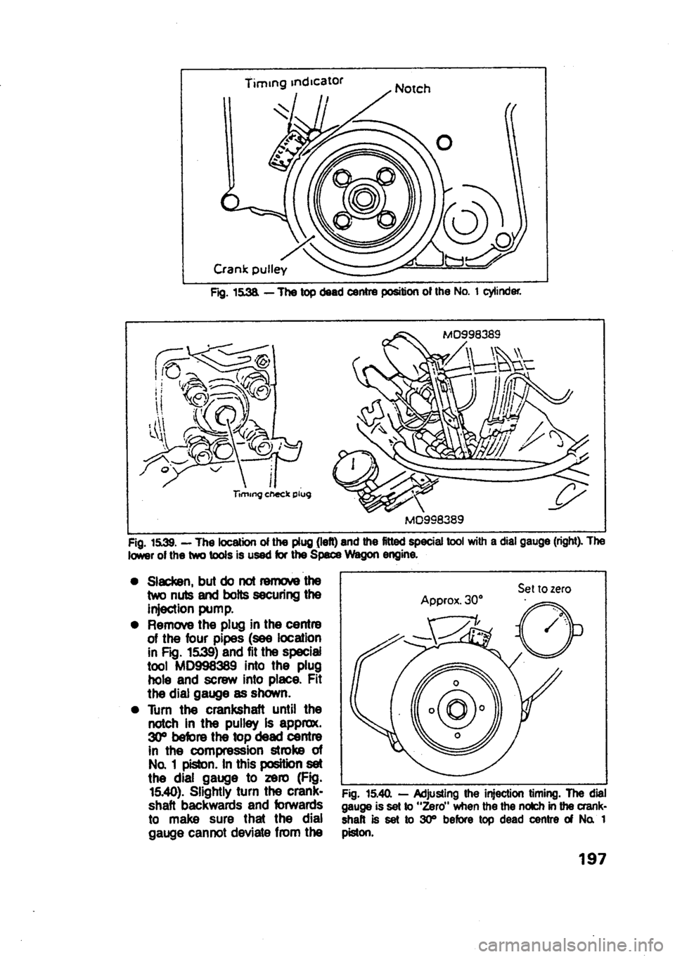 MITSUBISHI SPACE RUNNER 1991  Owners Manual 