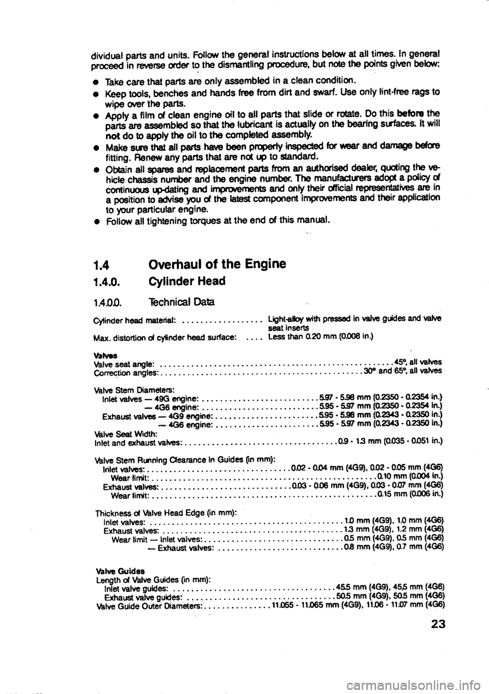 MITSUBISHI SPACE RUNNER 1991  Owners Manual 