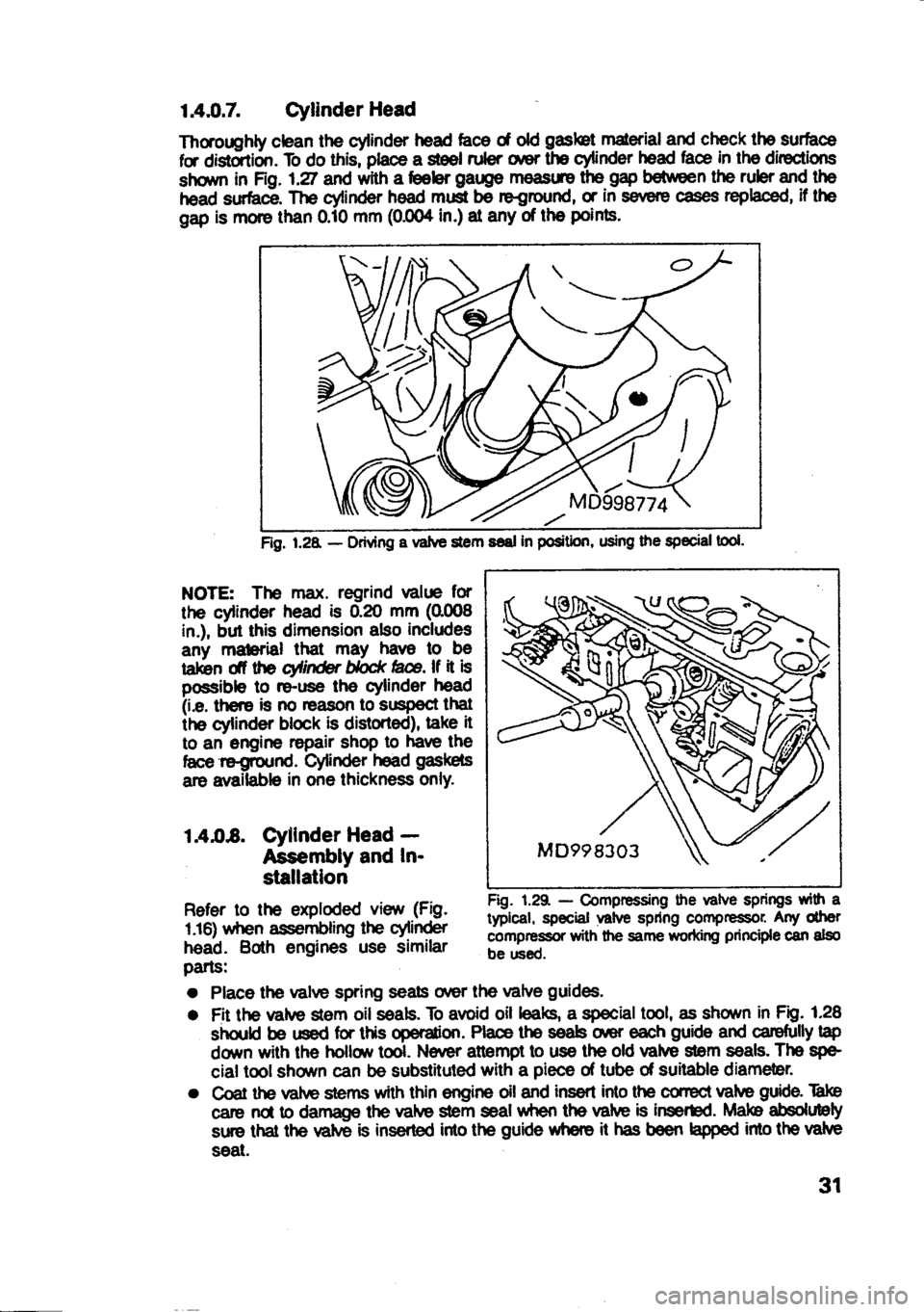 MITSUBISHI SPACE RUNNER 1991  Owners Manual 