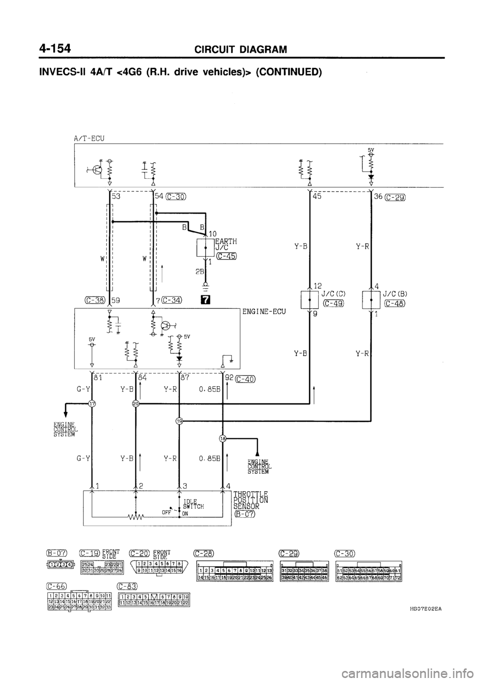 MITSUBISHI GALANT 1997 8.G Electrical Wiring Diagram Workshop Manual 