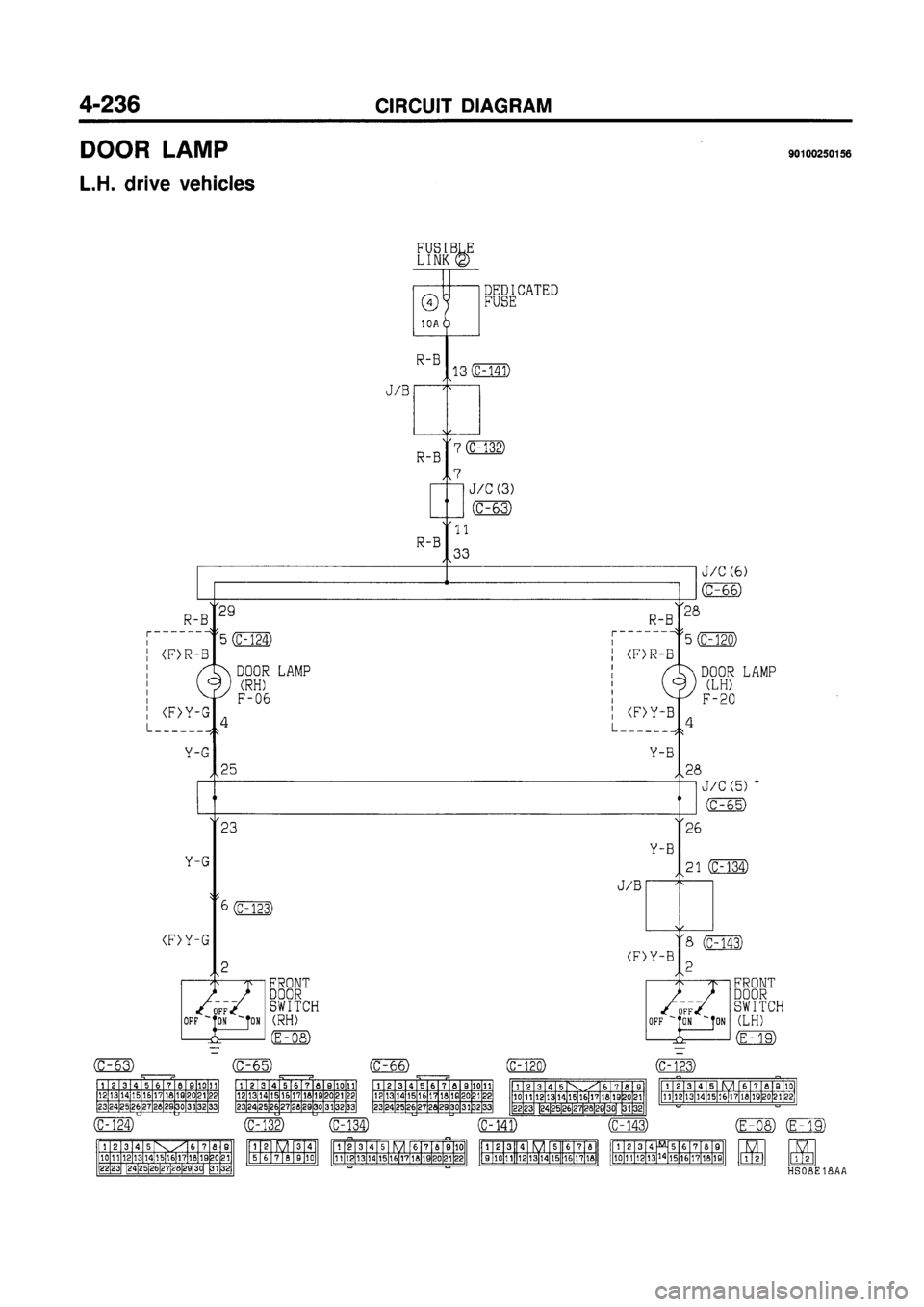 MITSUBISHI GALANT 1997 8.G Electrical Wiring Diagram Workshop Manual 