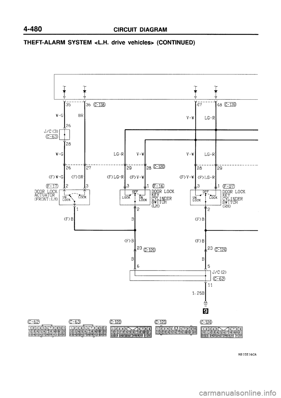 MITSUBISHI GALANT 1997 8.G Electrical Wiring Diagram Workshop Manual 