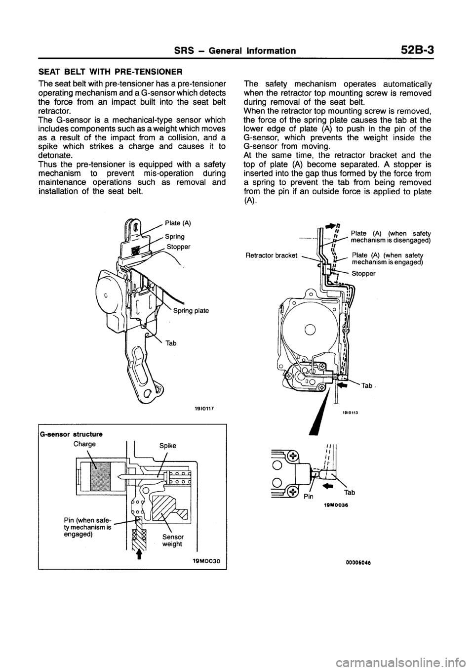 MITSUBISHI GALANT 1997 8.G Workshop Manual 