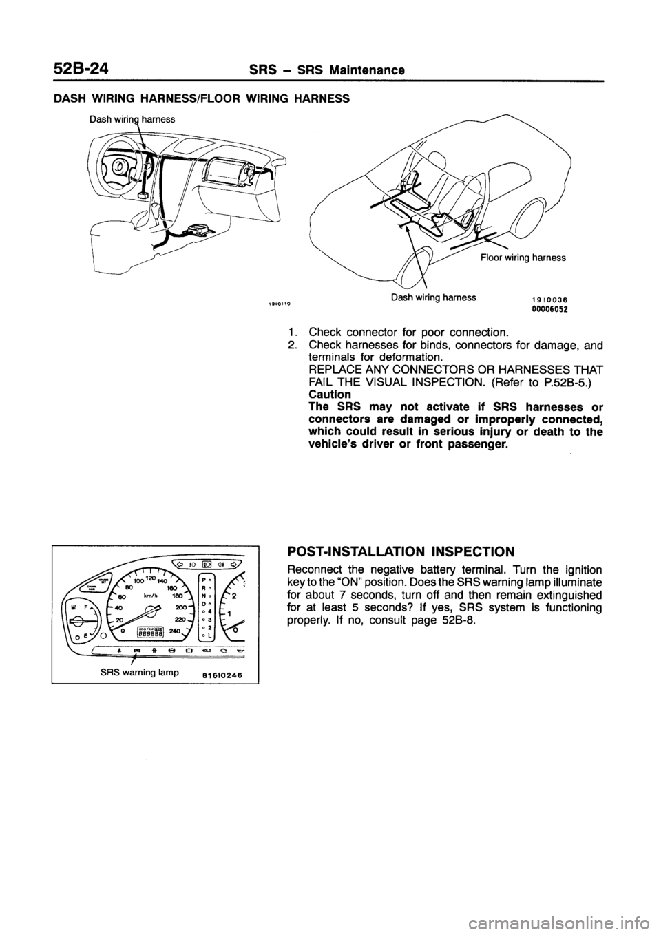 MITSUBISHI GALANT 1997 8.G Workshop Manual 