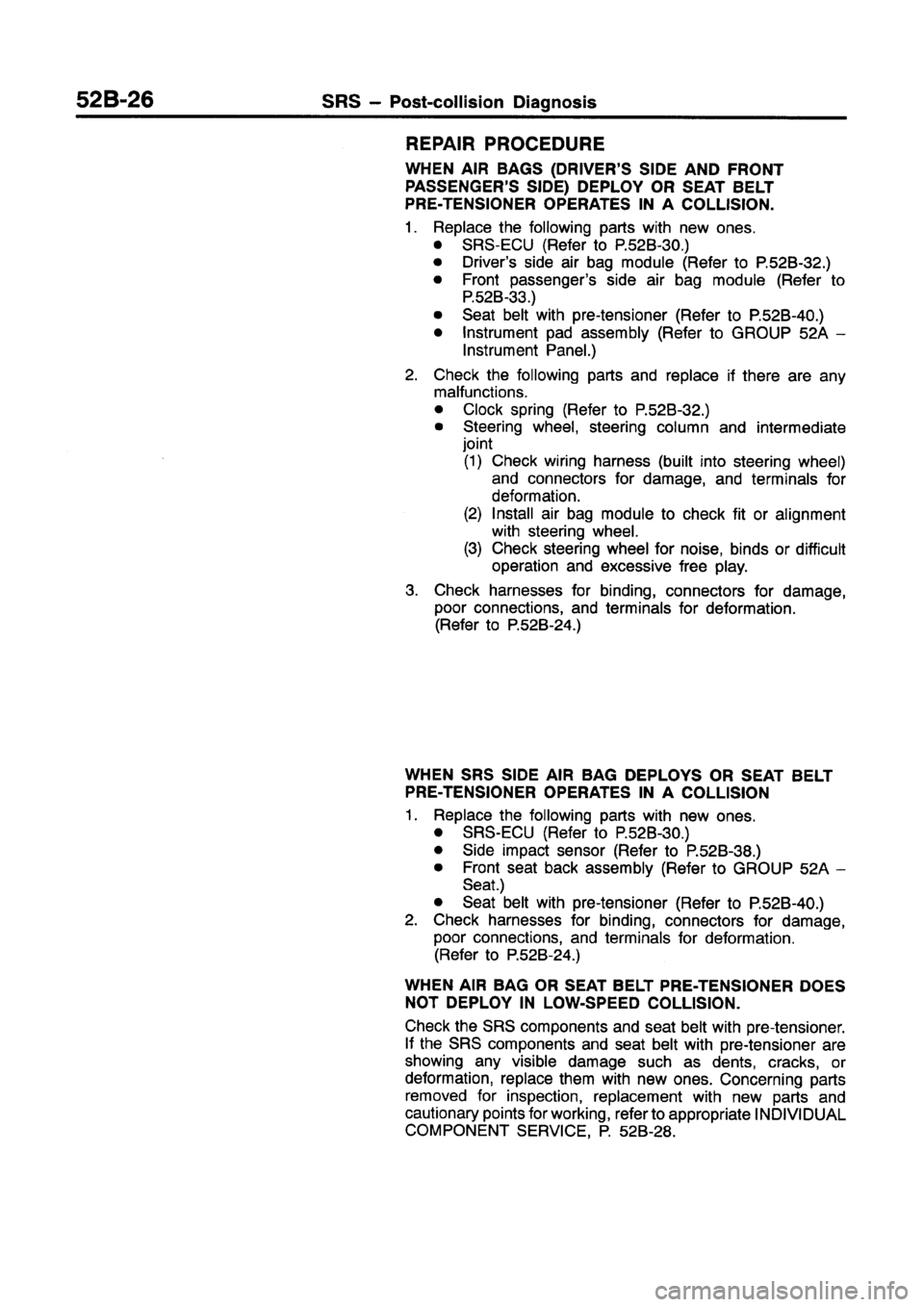 MITSUBISHI GALANT 1997 8.G Workshop Manual 
