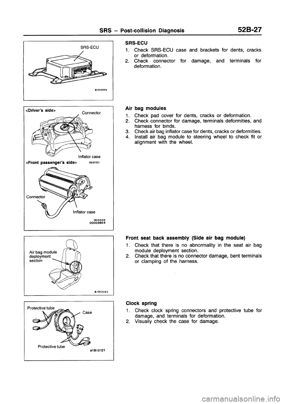 MITSUBISHI GALANT 1997 8.G Workshop Manual 