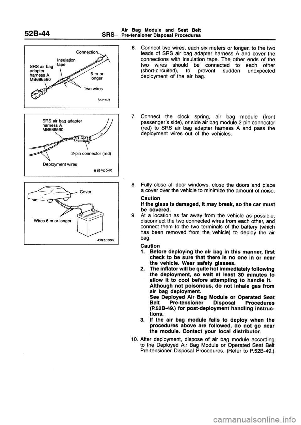 MITSUBISHI GALANT 1997 8.G Workshop Manual 