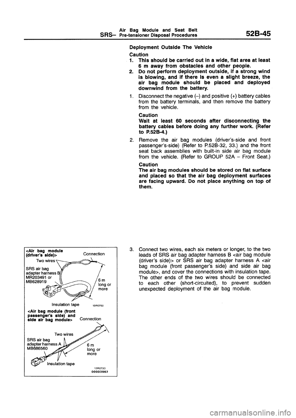 MITSUBISHI GALANT 1997 8.G Workshop Manual 