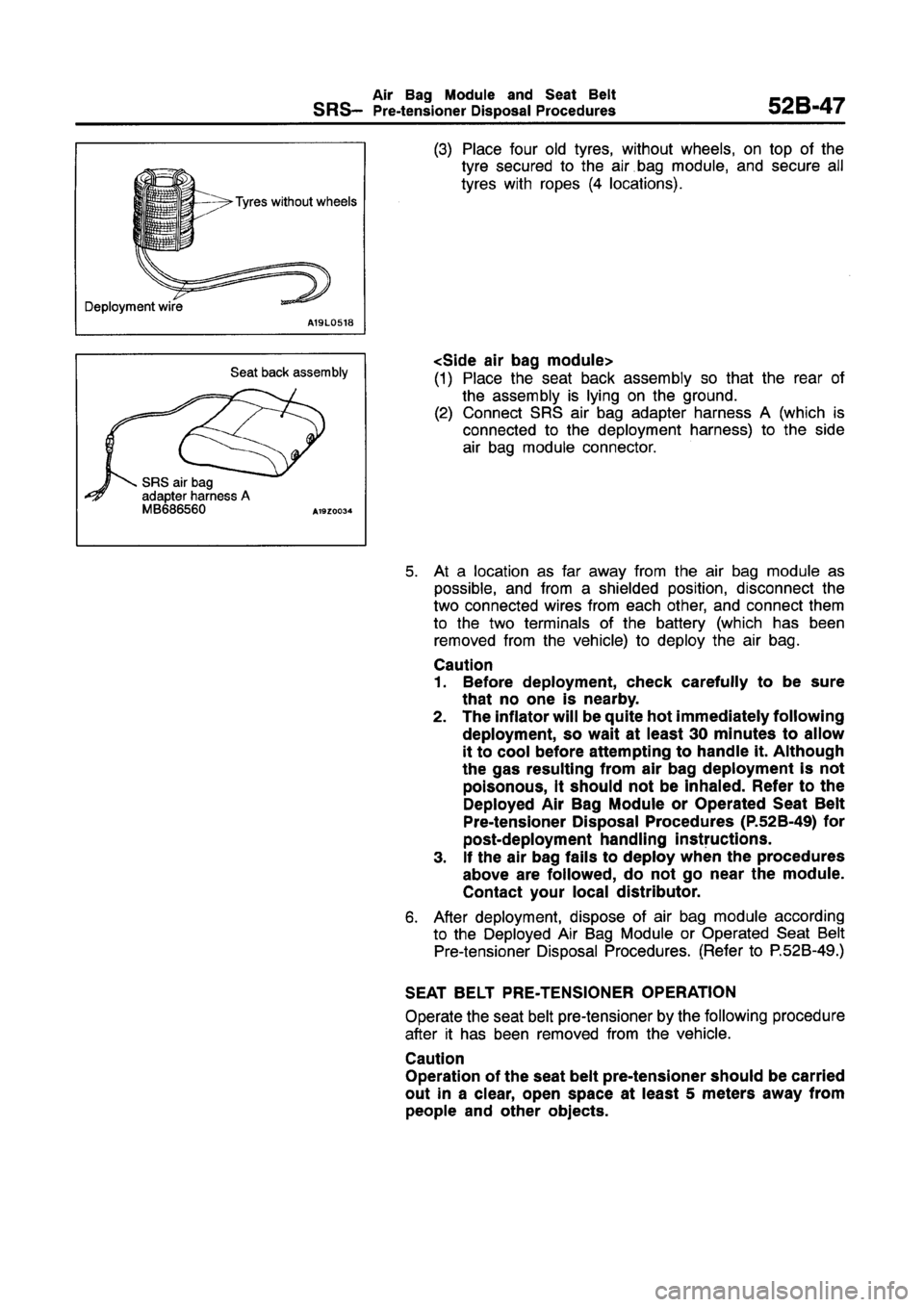MITSUBISHI GALANT 1997 8.G Workshop Manual 
